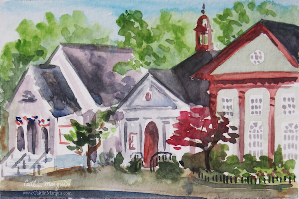 Hingham Square, Hingham, Massachusetts; www.caitlinmarquis.com